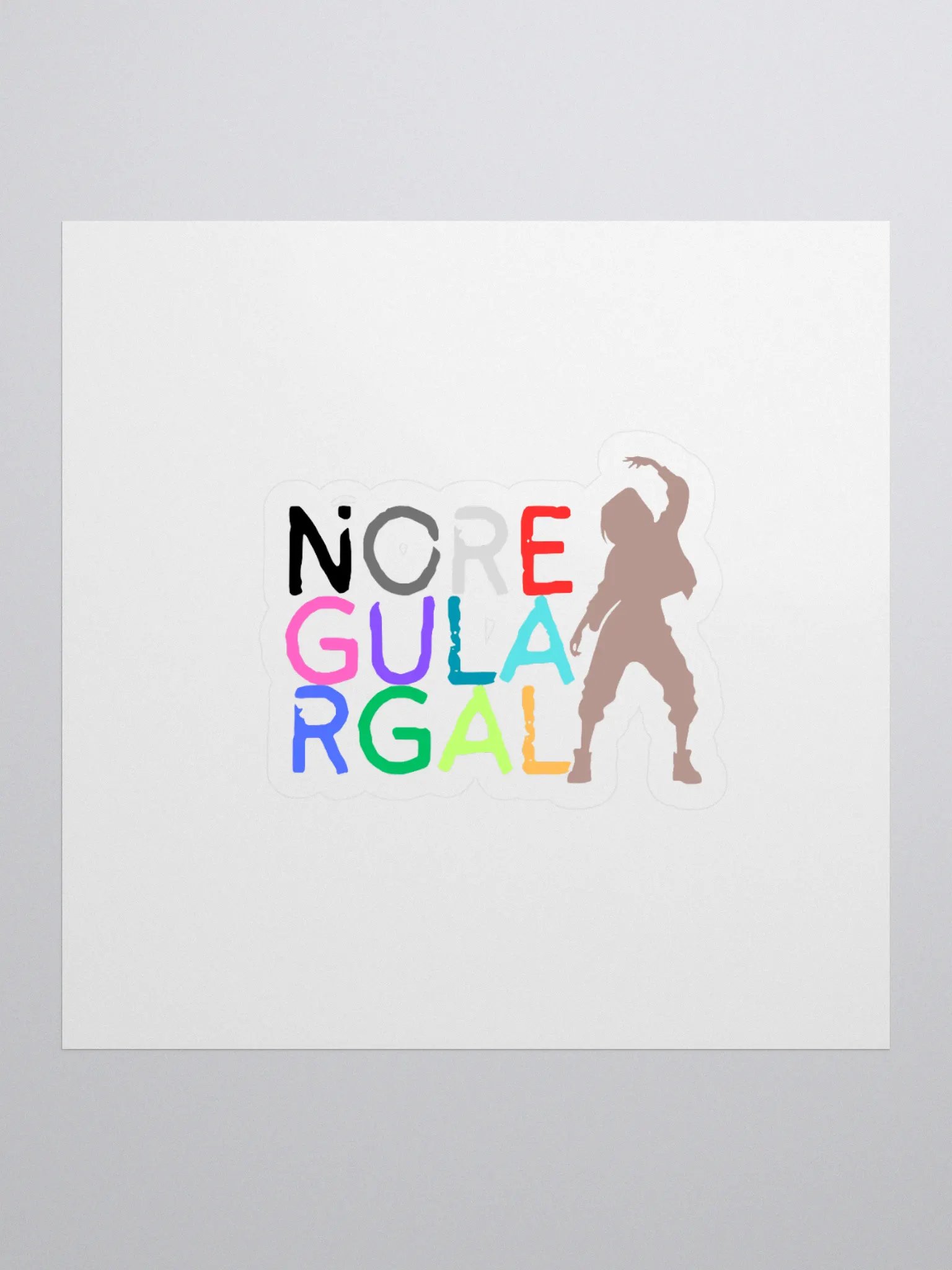 Rainbow GAL, Kiss Cut Stickers product image (1)