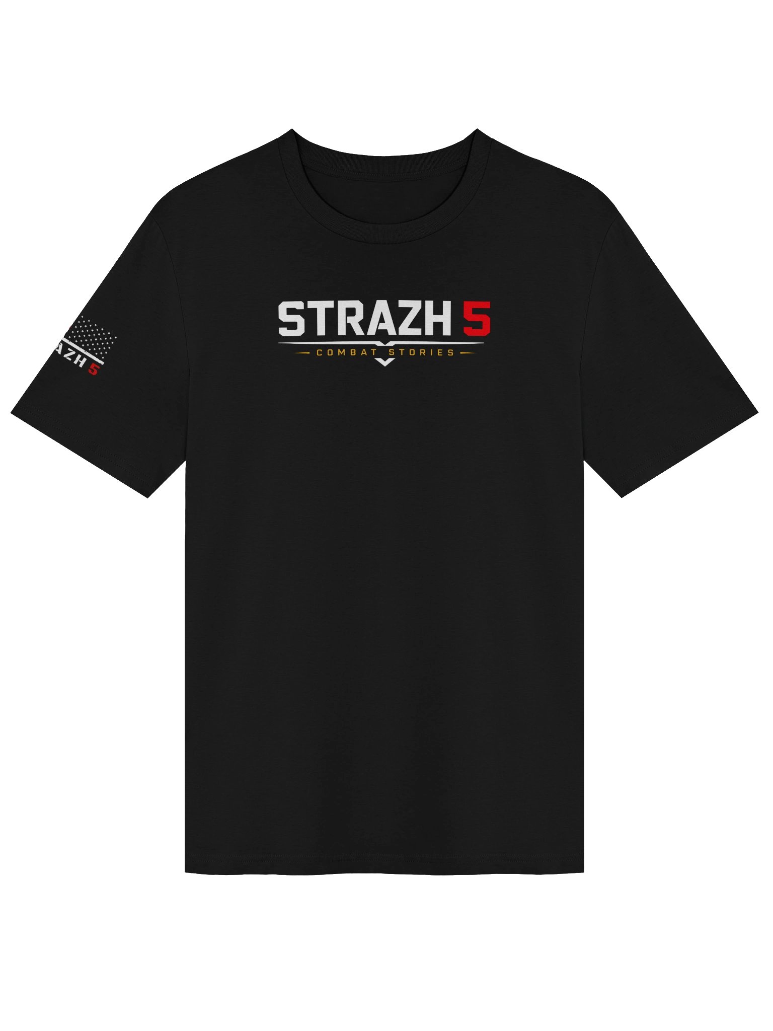 STRAZH 5 Combat Stories Logo T-Shirt w/Flag product image (1)