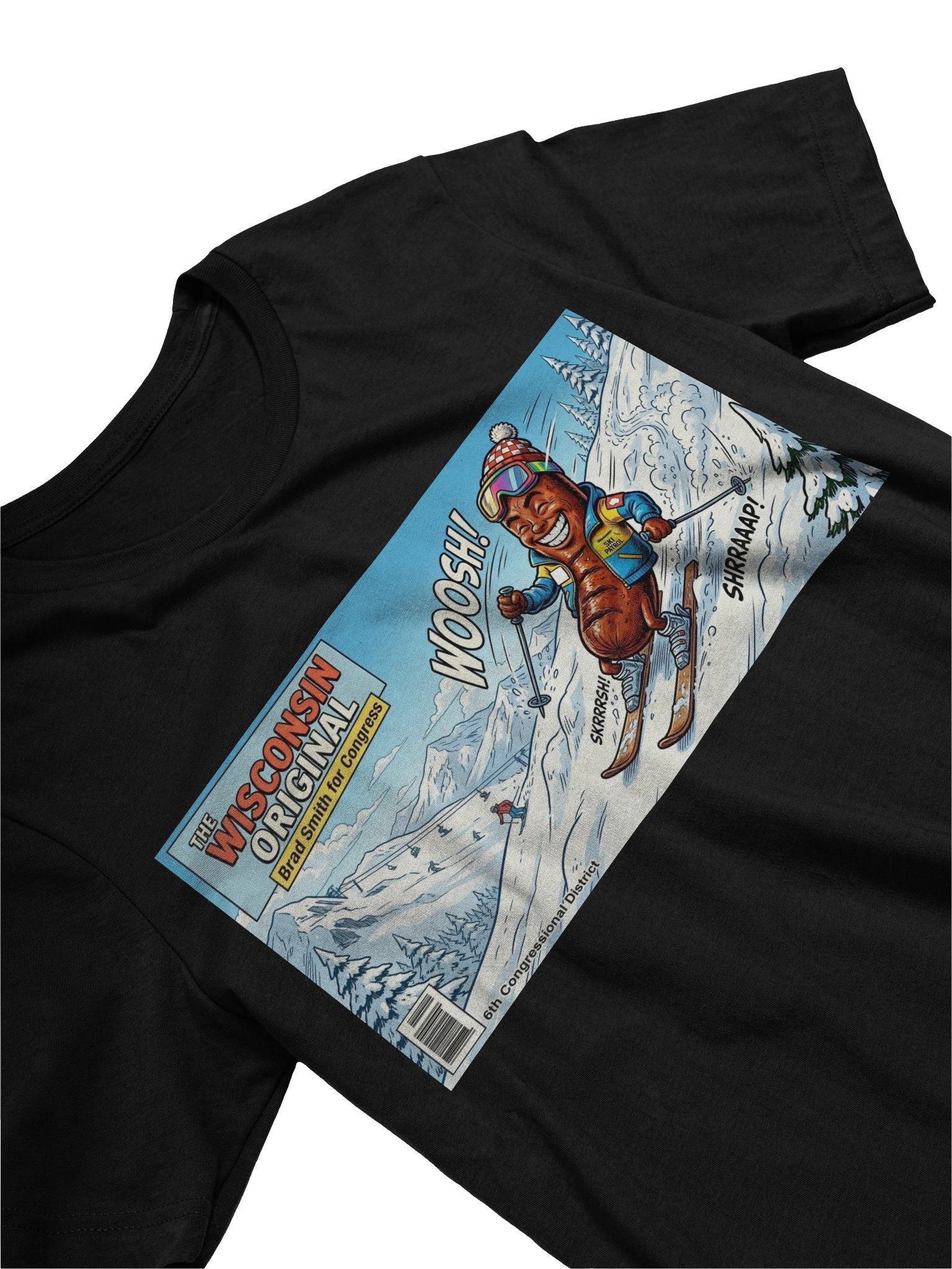 The Wisconsin Original Brat Ski Tee product image (3)