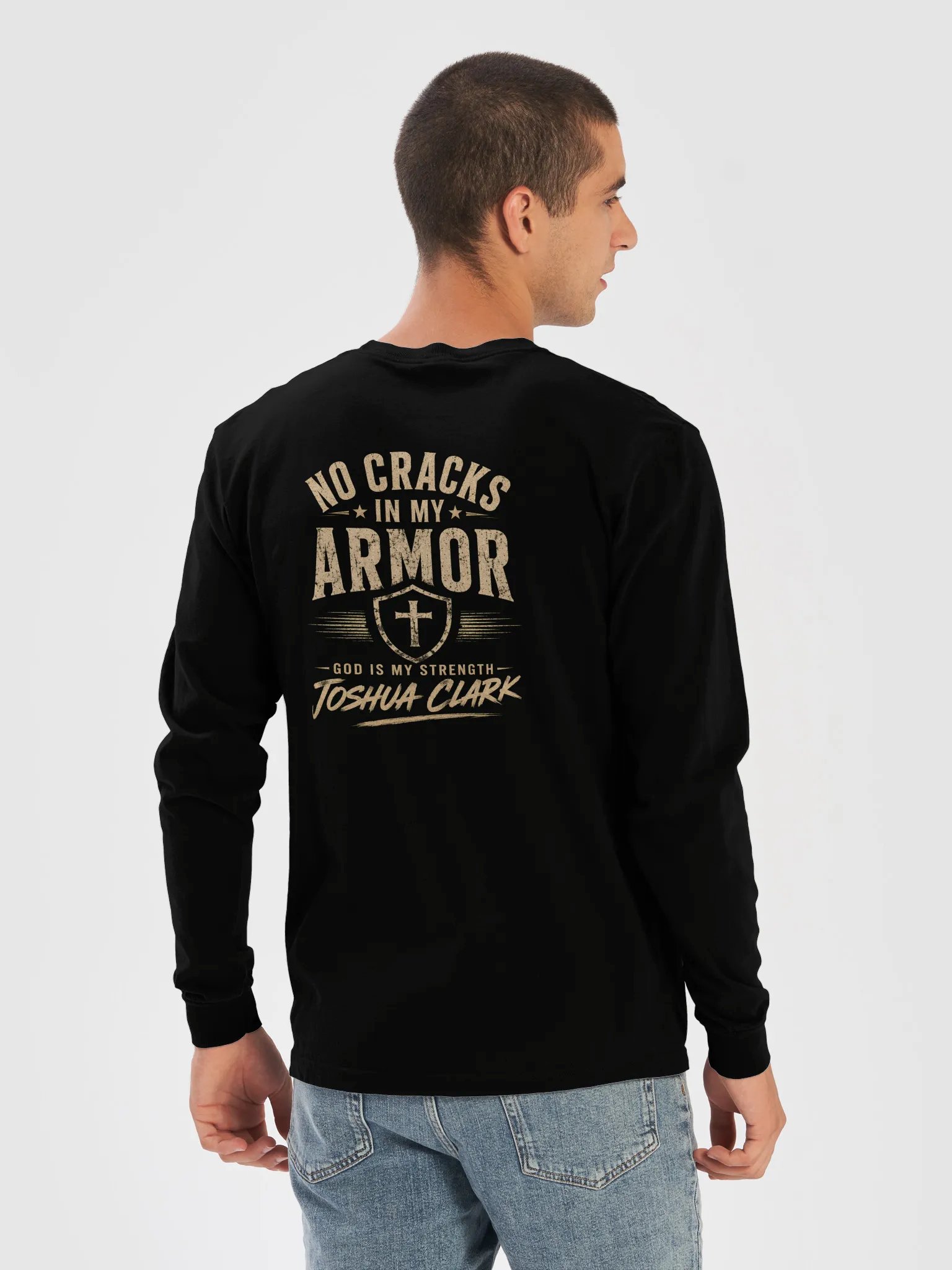 No Cracks In My Armor Comfort Colors Garment-Dyed Long Sleeve product image (6)