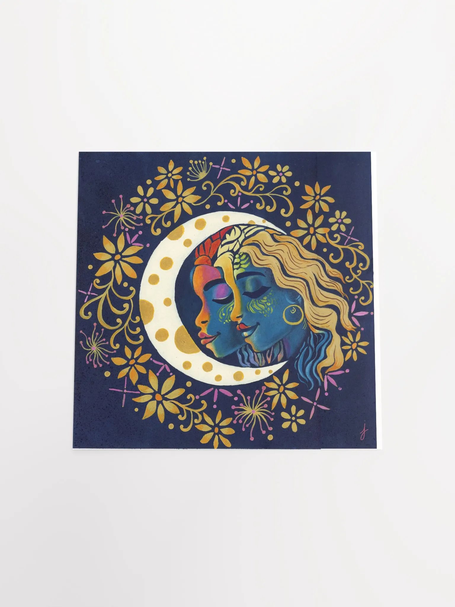 Moon Goddess Celestial Faces Poster product image (10)
