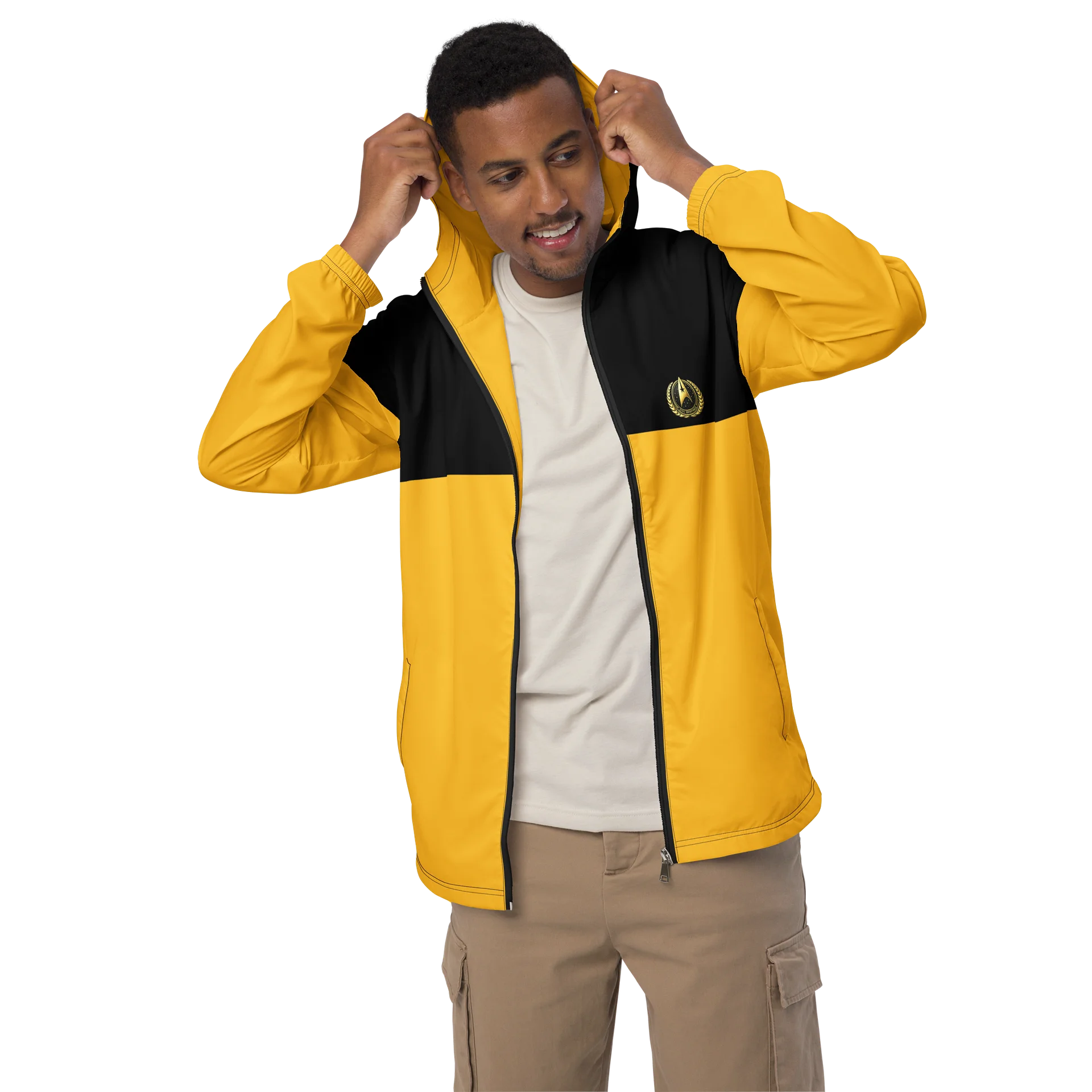 STFC Briefings On The Bridge Collection Engineering Zip Windbreaker product image (3)