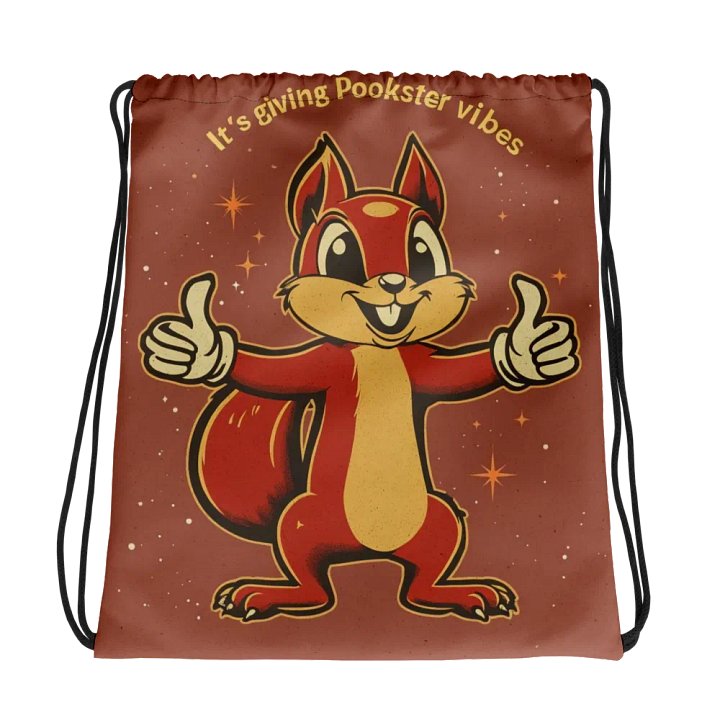 Pookster Vibes All-Over Drawstring Bag product image (1)