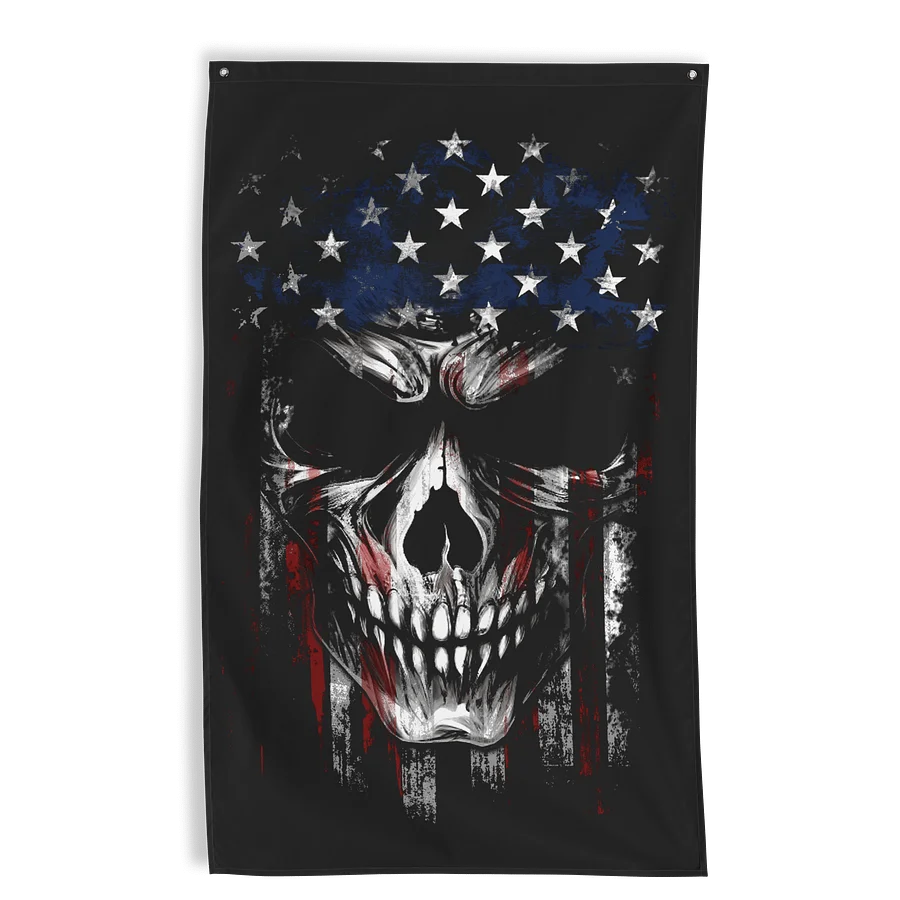 Reaper Face: USA Wall Flag product image (1)