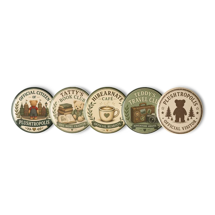 Official Plushtropolis Pin Collection product image (1)