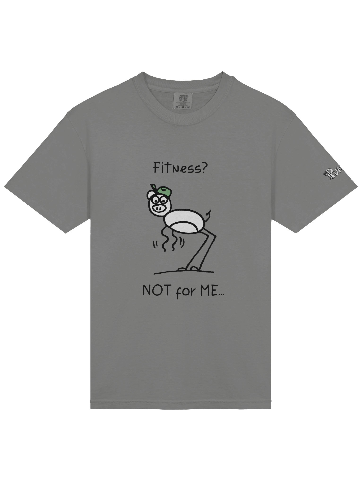 'Fitness? not for Me' Pupsies! Heavyweight T-Shirt product image (23)