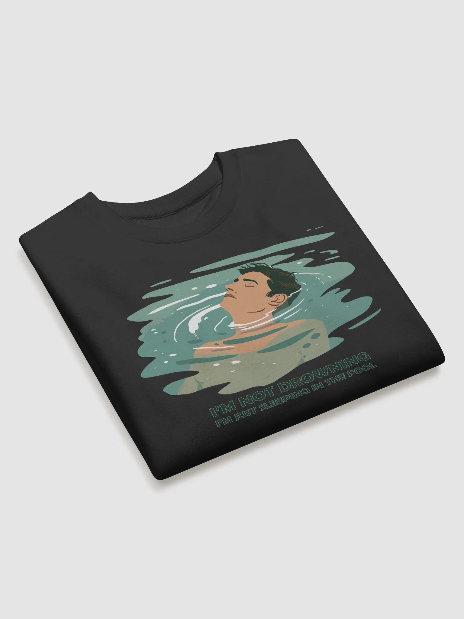 Pool Sleeping - Crewneck Sweatshirt product image (3)