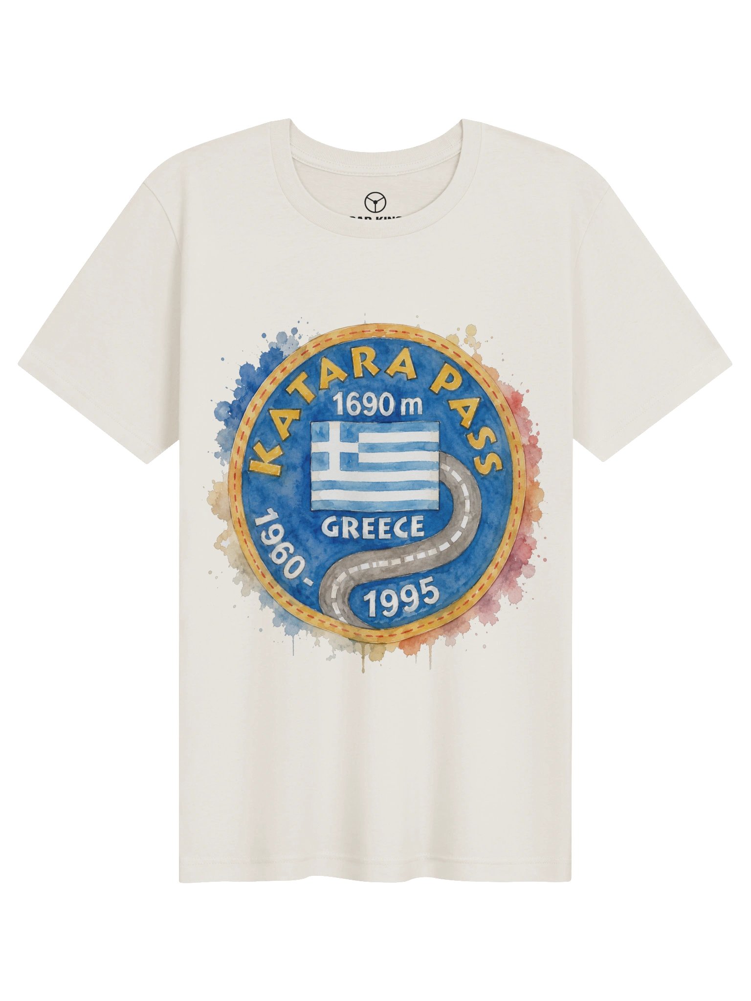 Katara Pass Greece – Vintage Road Badge product image (1)