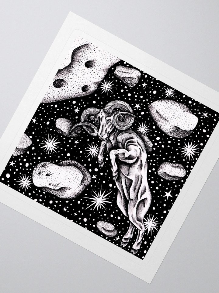 Aries Zodiac Kiss Cut Stickers product image (2)