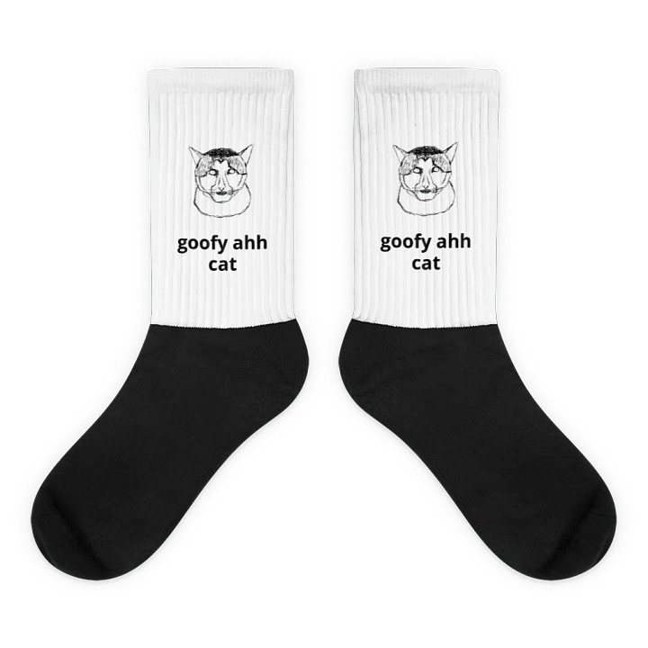 Goofy Ahh Cat Socks product image (1)