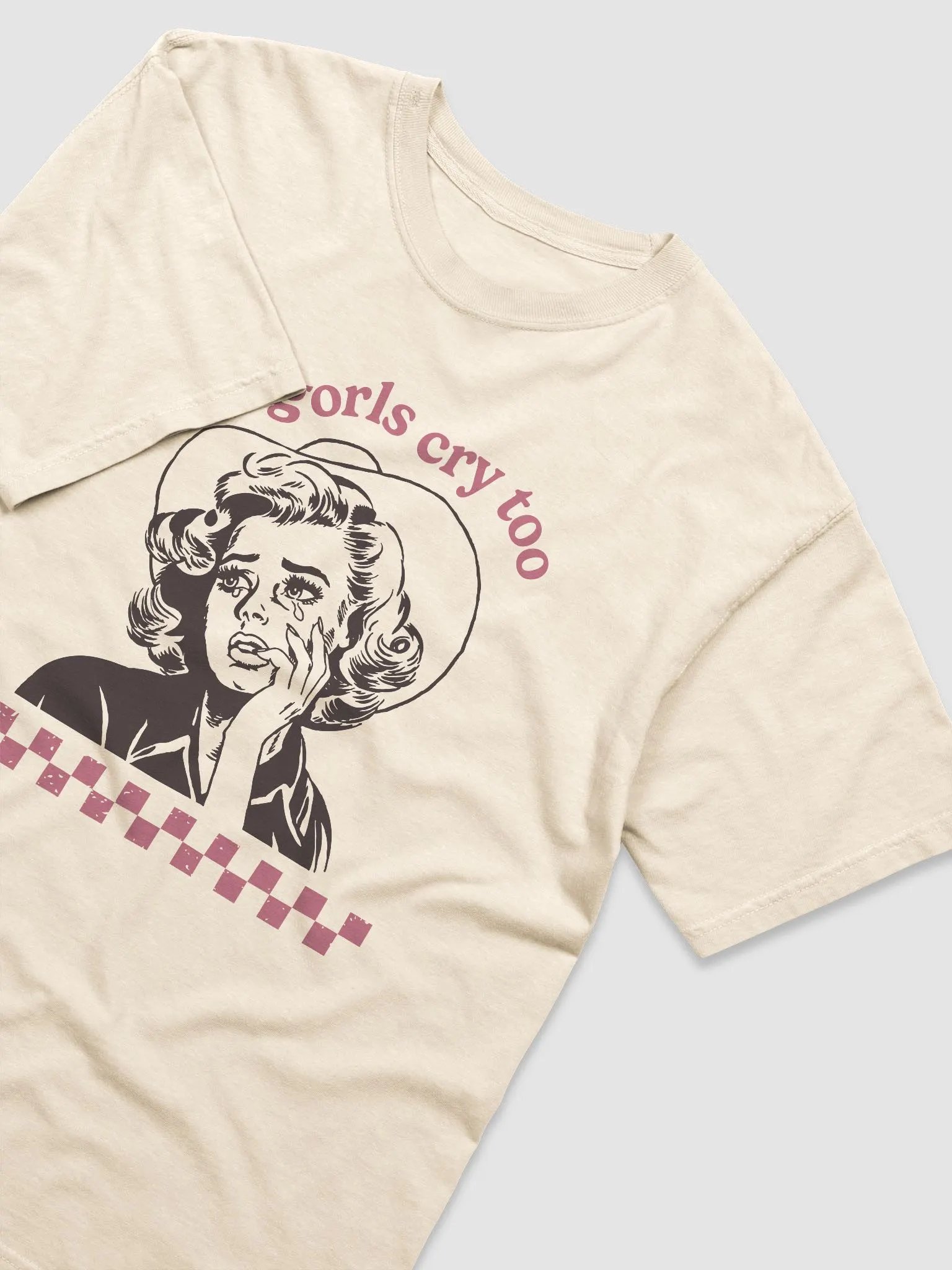 cowgorls cry too printed shirt product image (19)