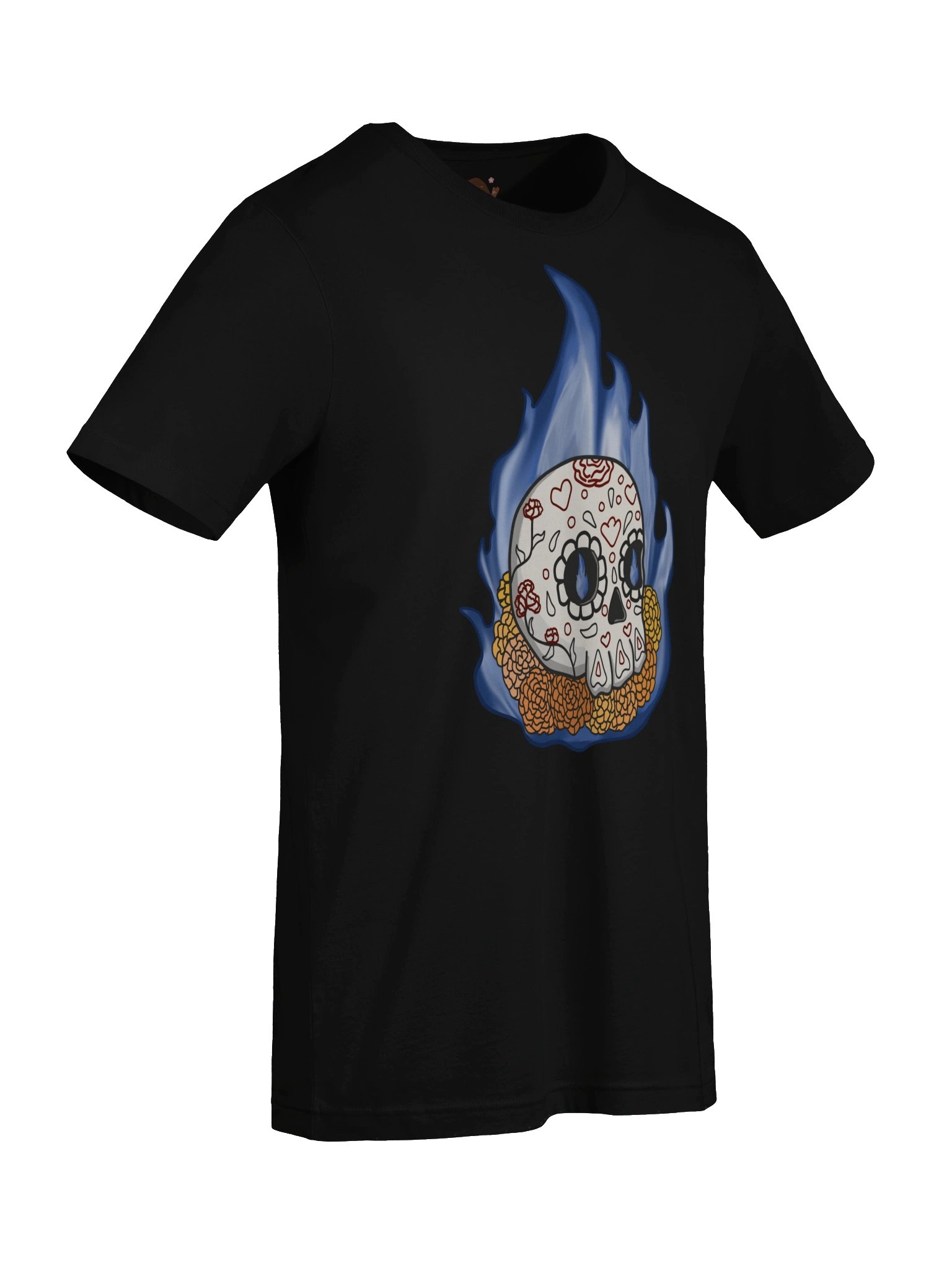Flaming Sugar Skull Tee product image (14)