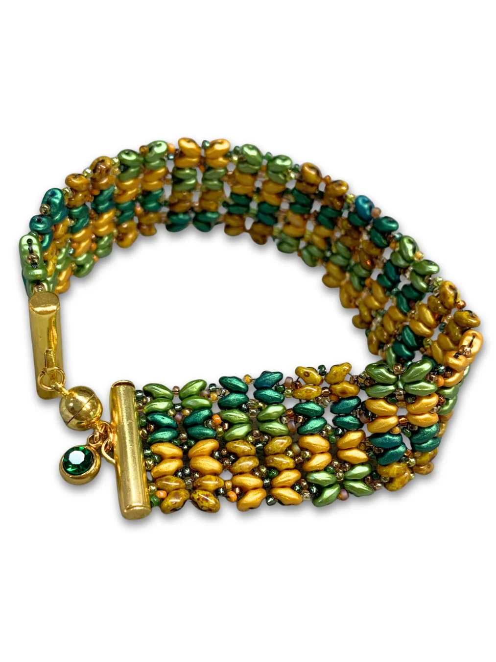 Beaded Butterfly Bracelet - Green product image (2)