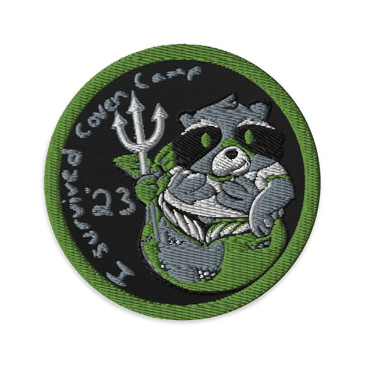 CC23 Butthole Sirens Silver Patch product image (1)