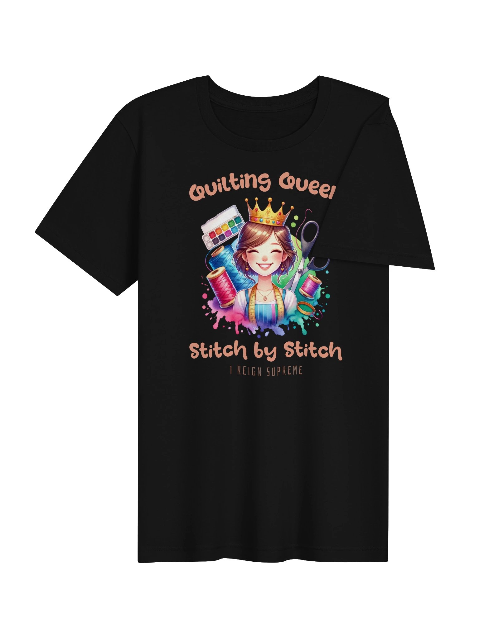 Quilting Queen Stitch by Stitch Tee product image (6)