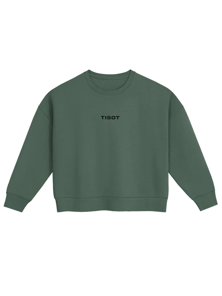 Women's / TISOT Crew Neck Sweatshirt (Black Wordmark) product image (1)