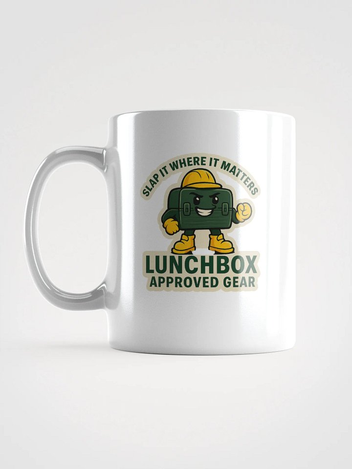 Lunch Box Approved Gear Coffee Cup (White) product image (2)