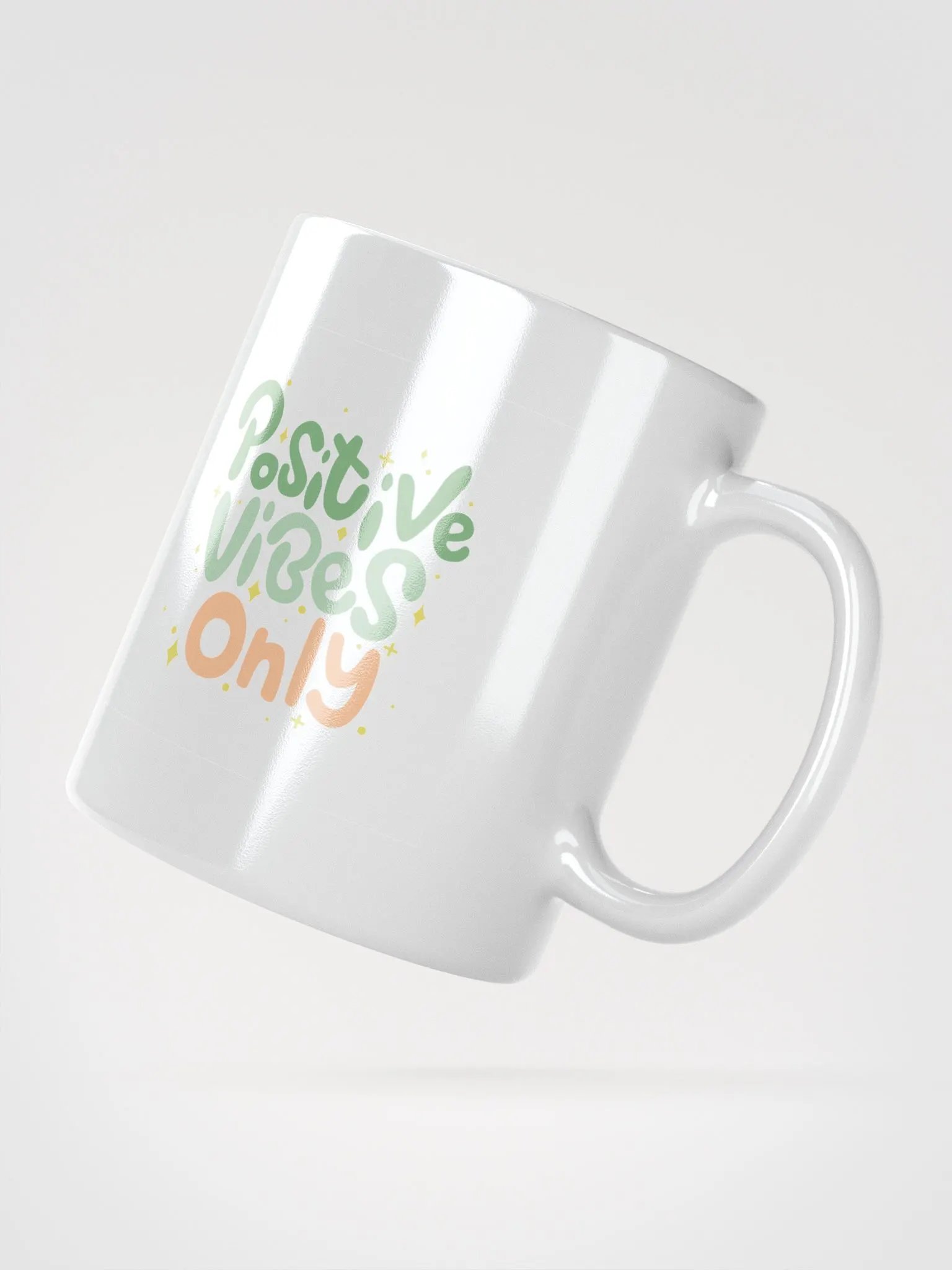 POSITIVE AFFIRMATION MUGS 4 U “Positive vibes only” product image (2)