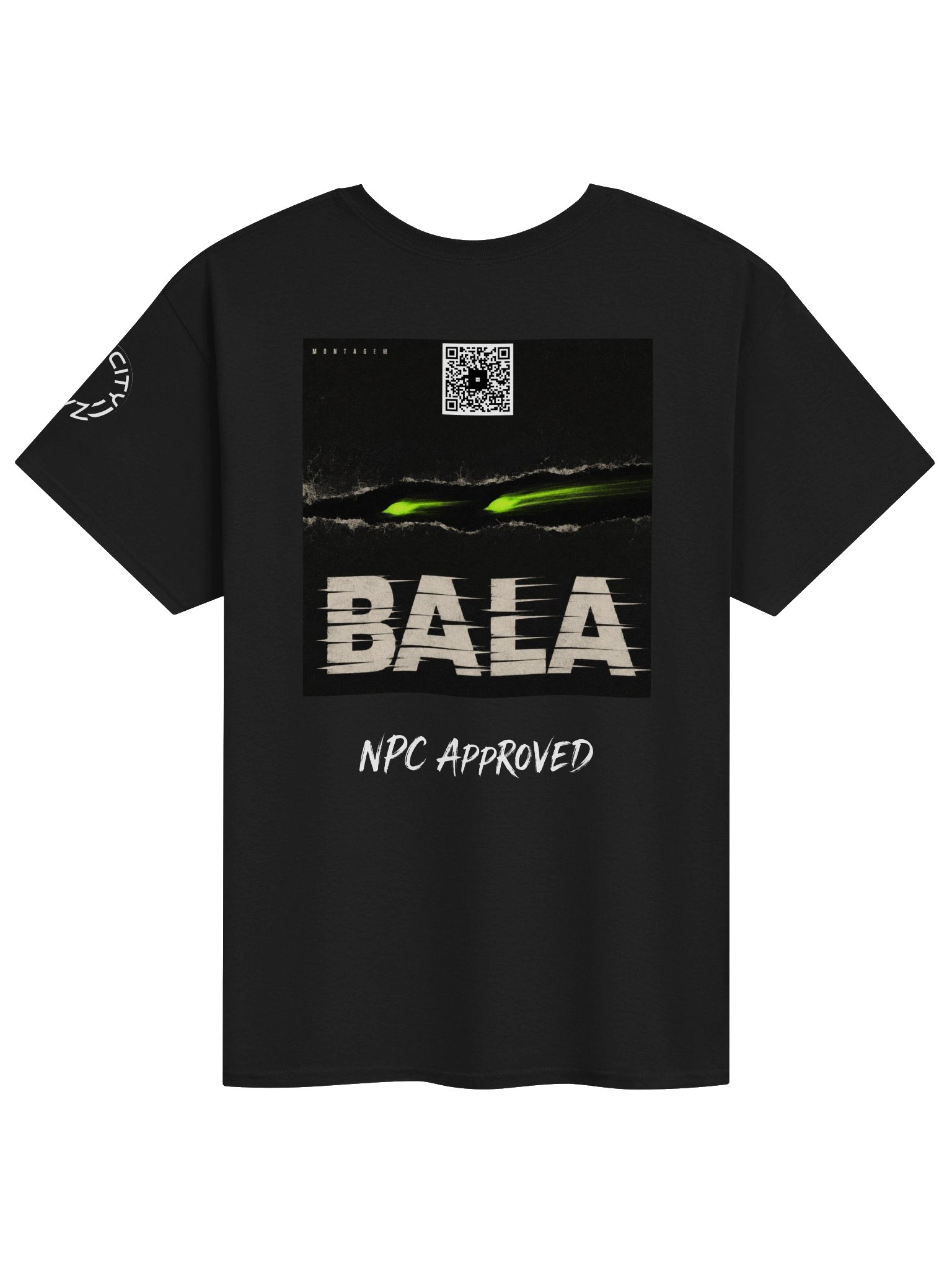 MONTAGEM BALA Scan Tee - Brazilian Phonk Montagem Art Shirt product image (1)