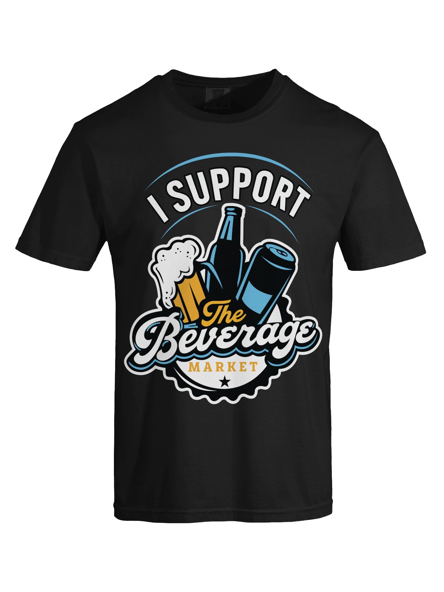 Single Side Heavyweight Support Shirt - Blue Accents product image (60)