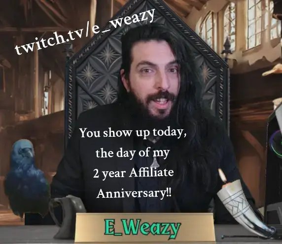 Today is the 2 year anniversary of me making Affiliate on Twitch! Tonight, I'm going to make new merchandise, open packs of Magic the Gathering, and play all kinds of scary and hardcore games! Come join me and celebrate 2 years! 