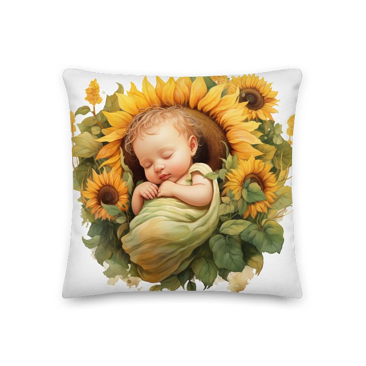 Baby Sunflower Angel Cushion product image (3)