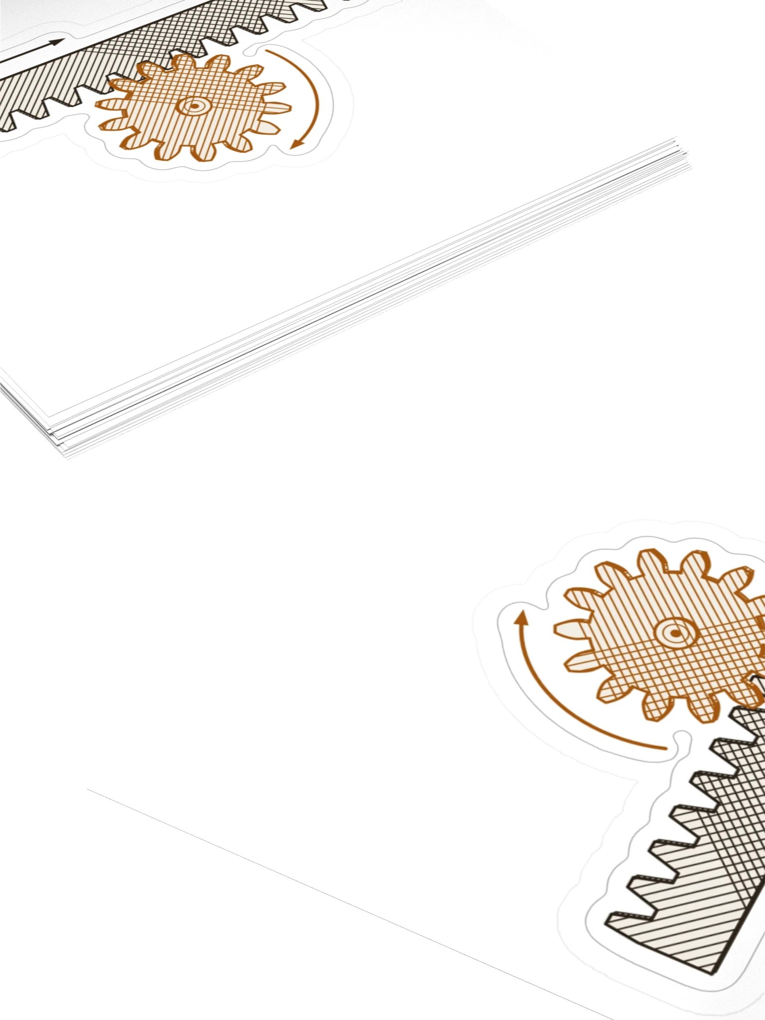 Rack and pinion sticker · MOTION 04 product image (4)