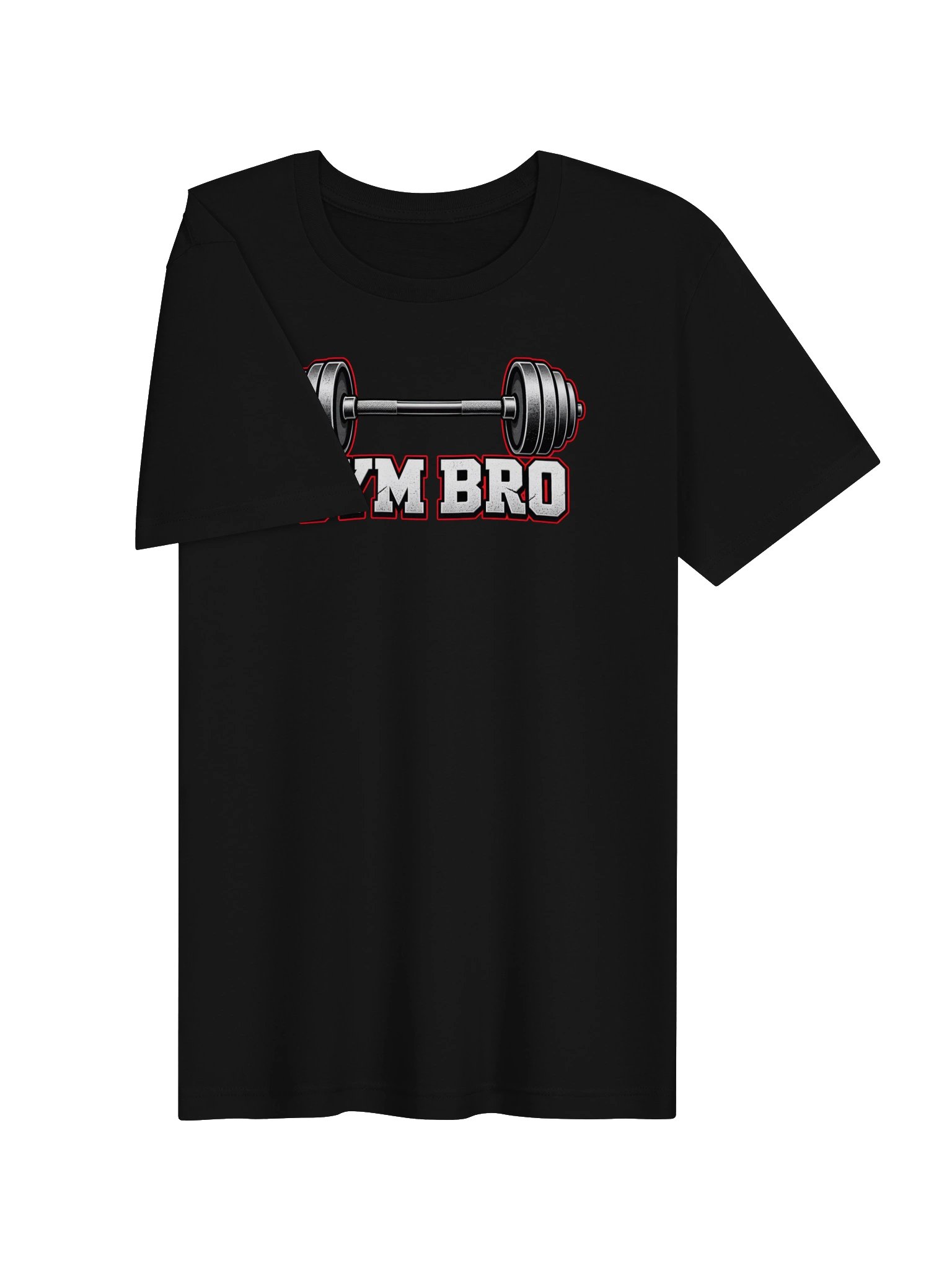 Gym Bro Barbell Logo Tee product image (9)