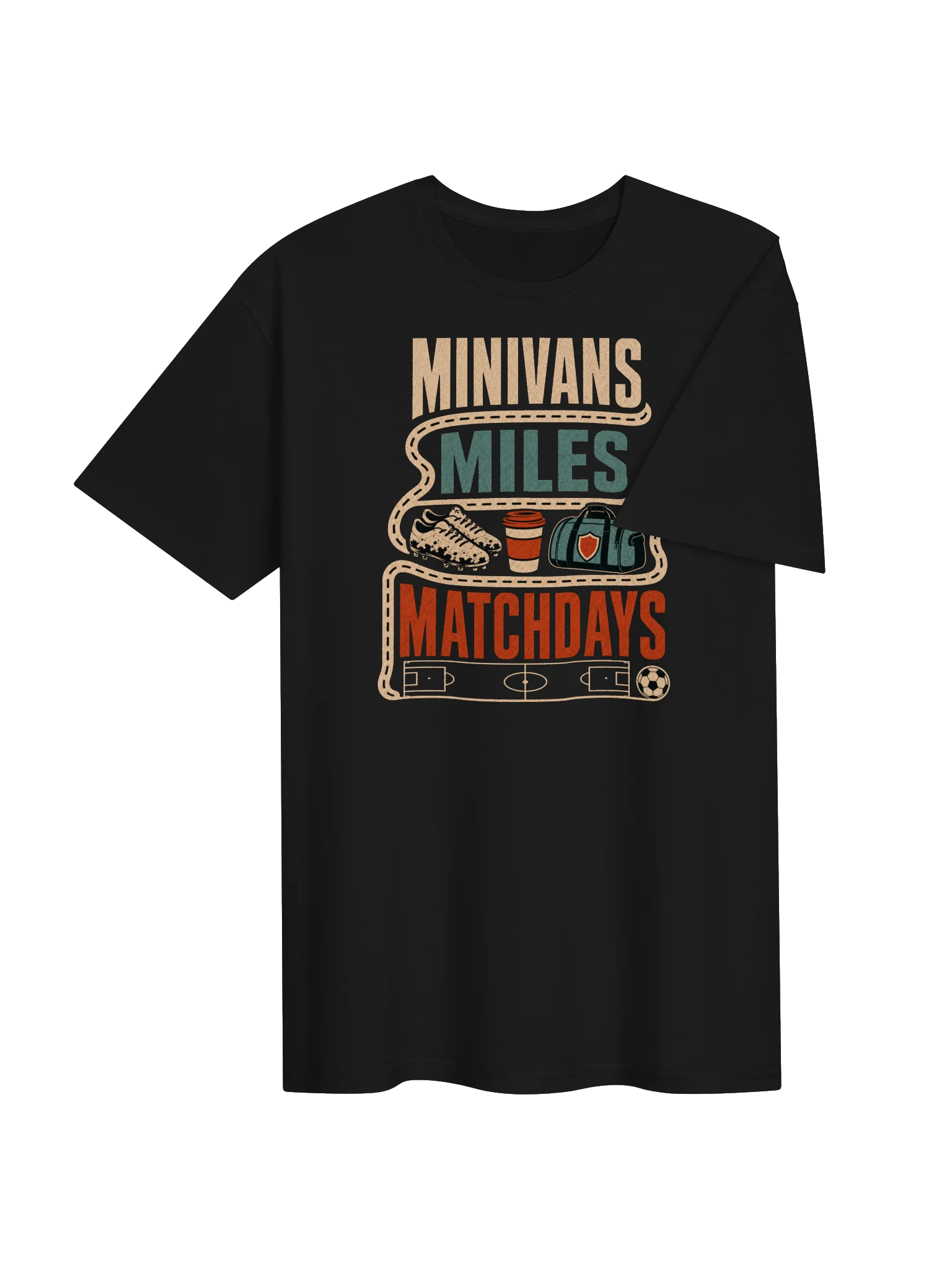 Minivans Miles Matchdays Soccer Tee product image (4)