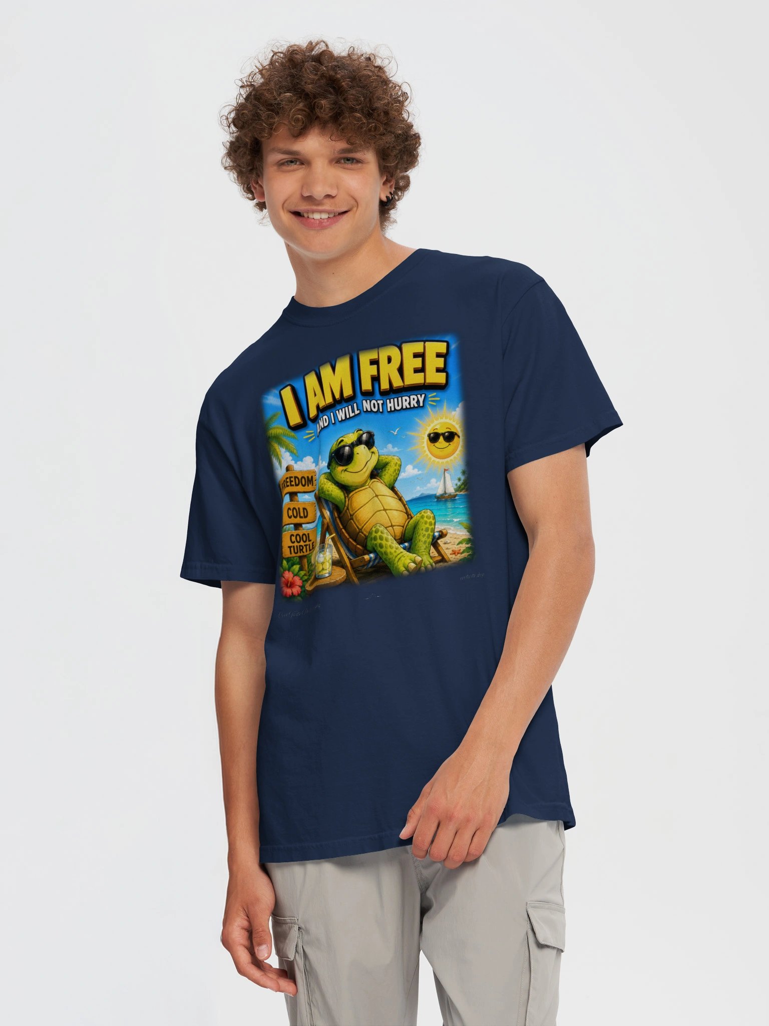 I AM FREE — Comfort Colors 1717 Heavyweight T-Shirt product image (2)