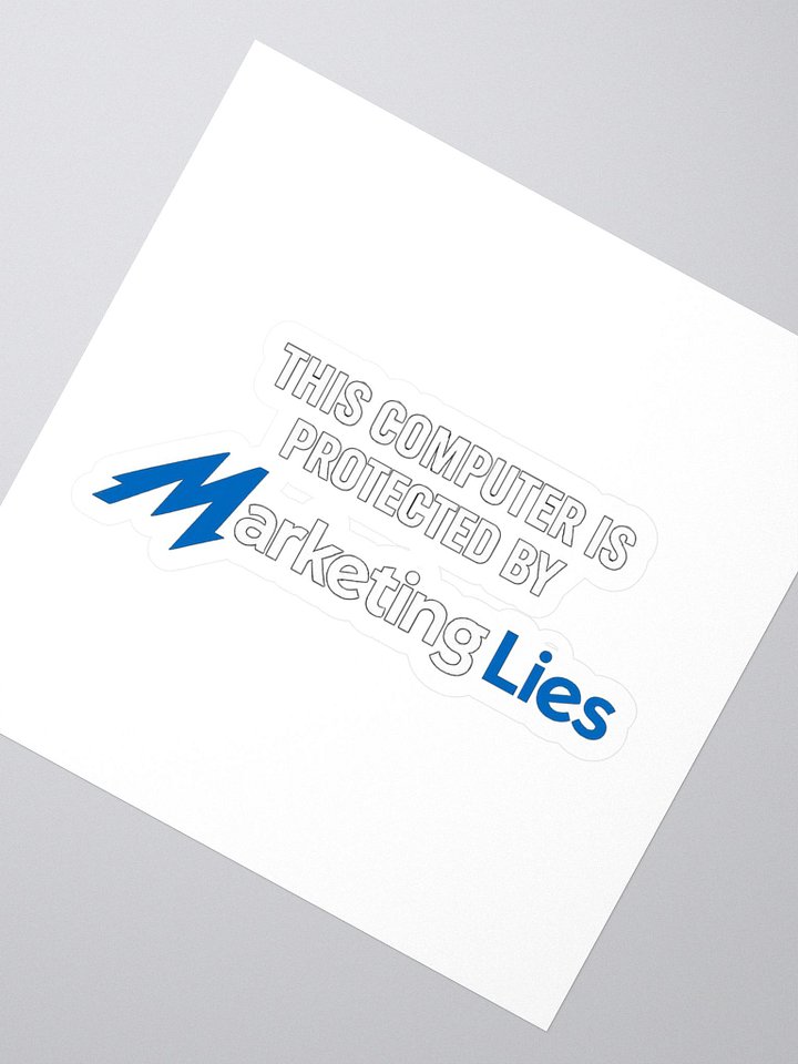Marketing Lies Stickers product image (2)