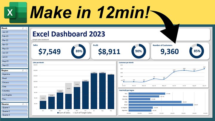 Excel file with Pivot Tables product image (1)