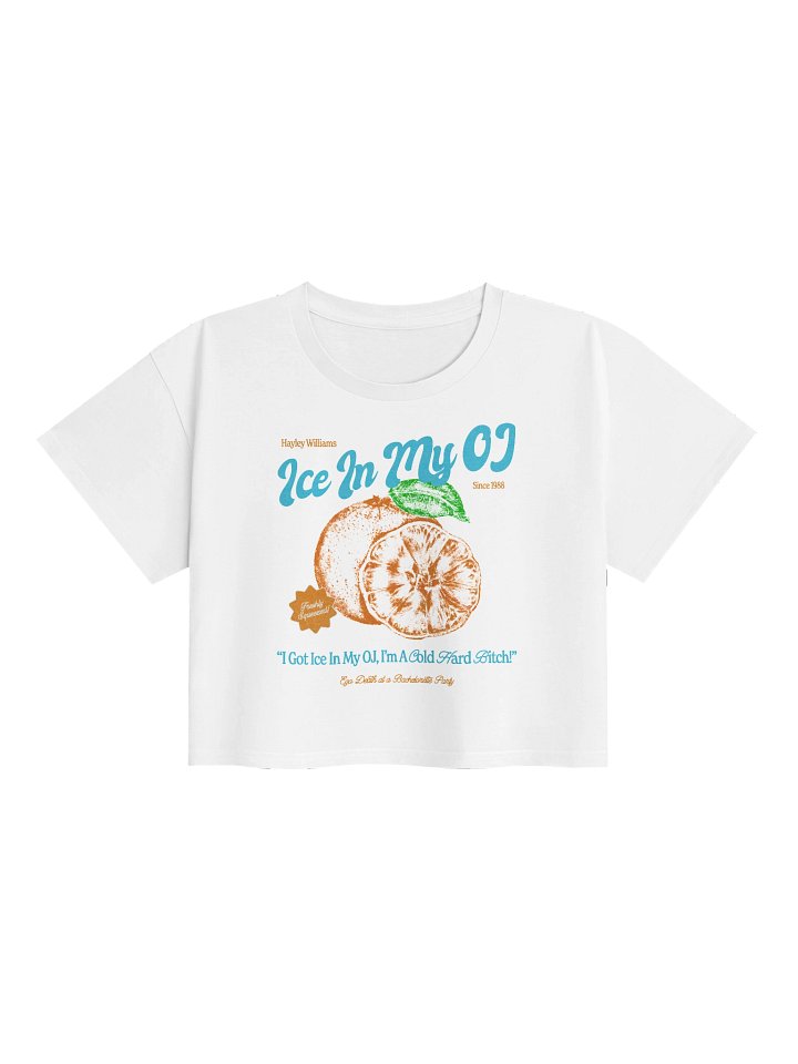 ice in my oj crop tee product image (1)