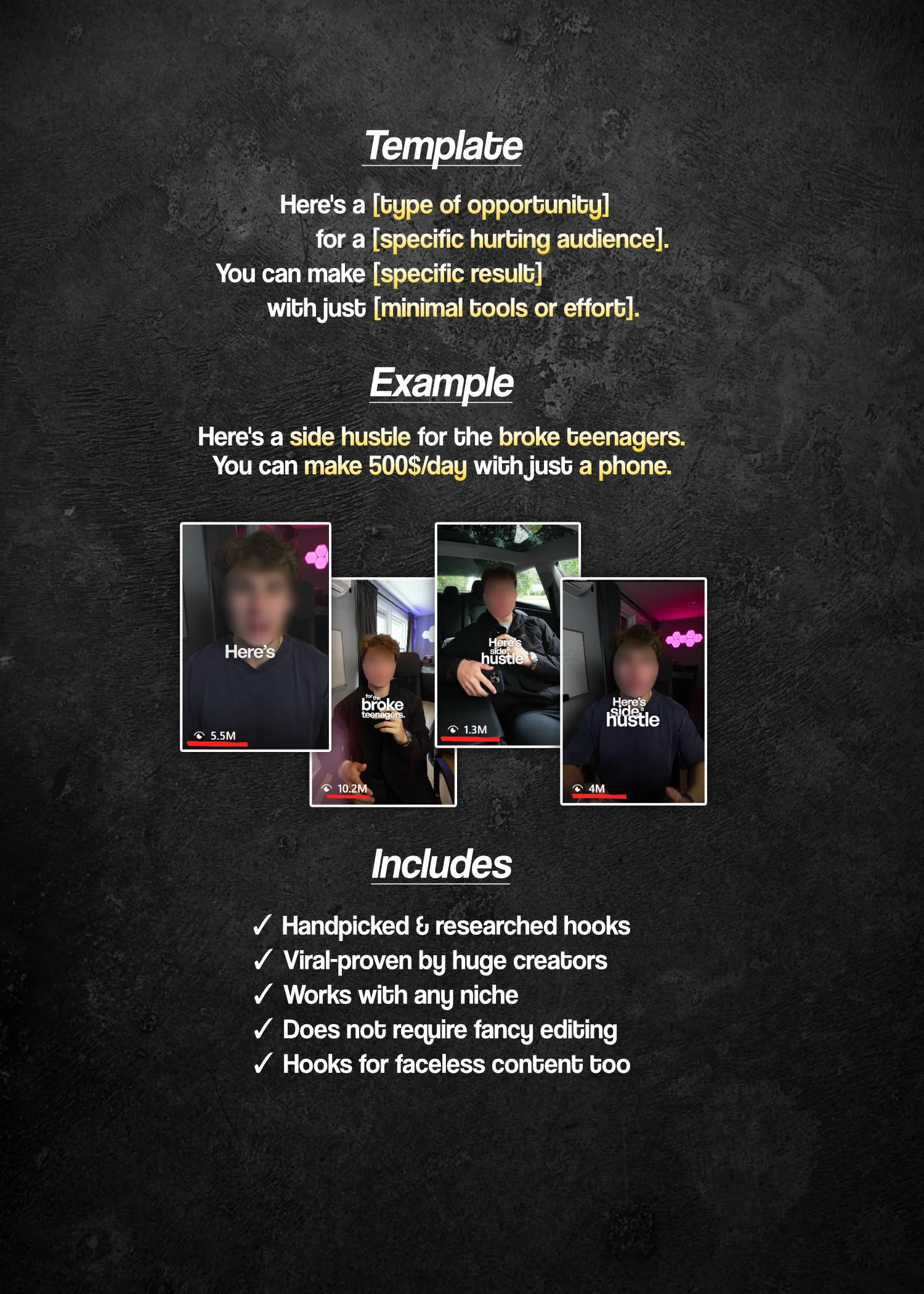 50 Handpicked Viral Hooks Pack product image (2)