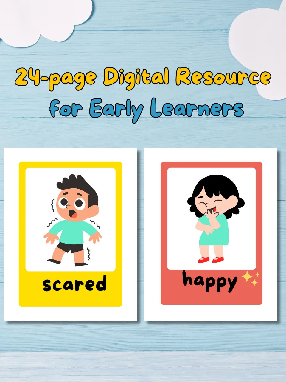 Let's Learn About Feelings Flashcards product image (3)