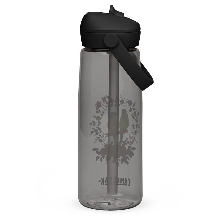 Floral Fantasy Flip Straw Water Bottle product image (13)