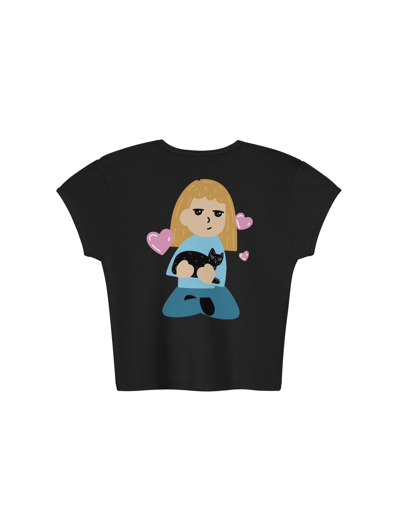 Nobody Prepared Me - Cropped Tee Dark product image (2)