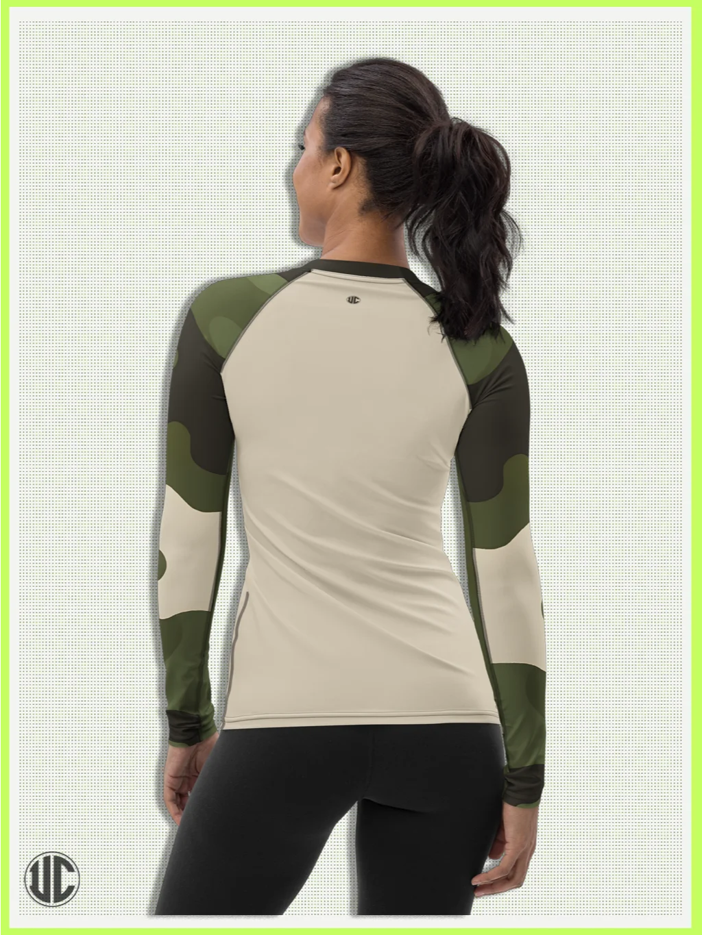 Becker's Modern Camo – Women’s Rash Guard product image (2)
