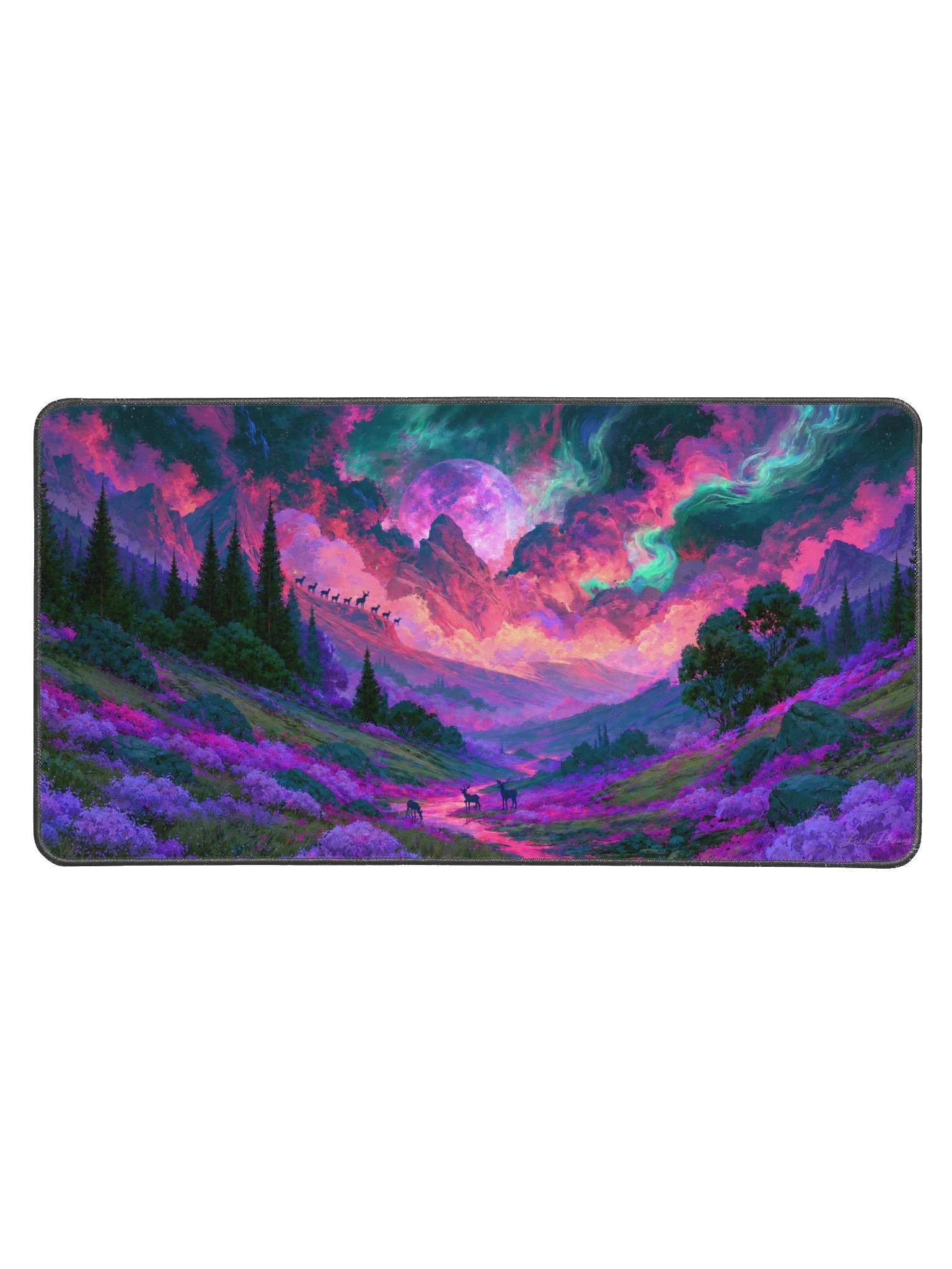 Neon Moon Valley Desk Mat product image (1)