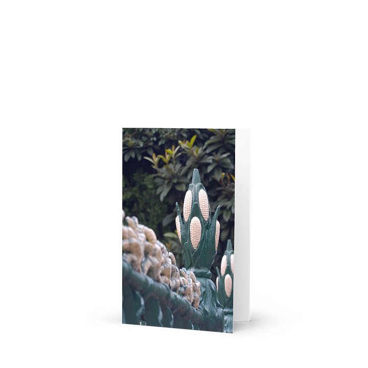 The Cornstalk Fence — New Orleans Greeting Card | The Indigo Hours | Casa de Karma Press product image (1)