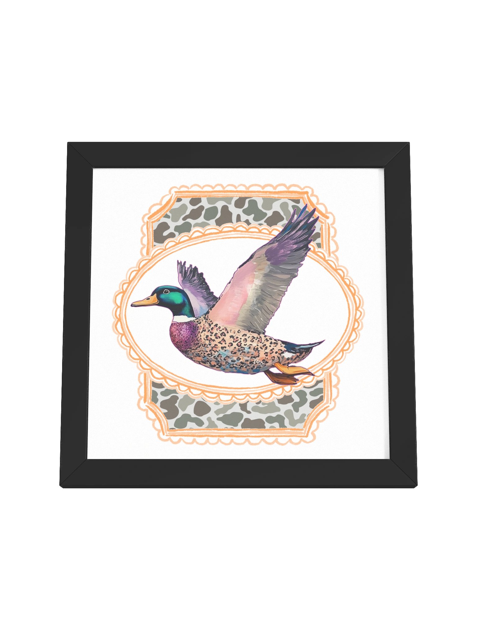 Flying Duck Camo Framed Poster product image (39)