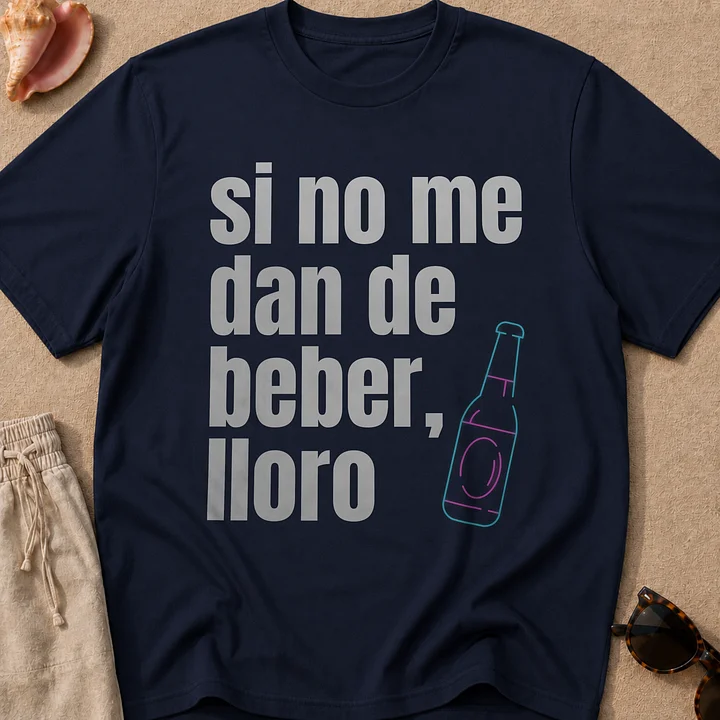 Si No Me Dan de Beber Lloro Camiseta Unisex product image (1)