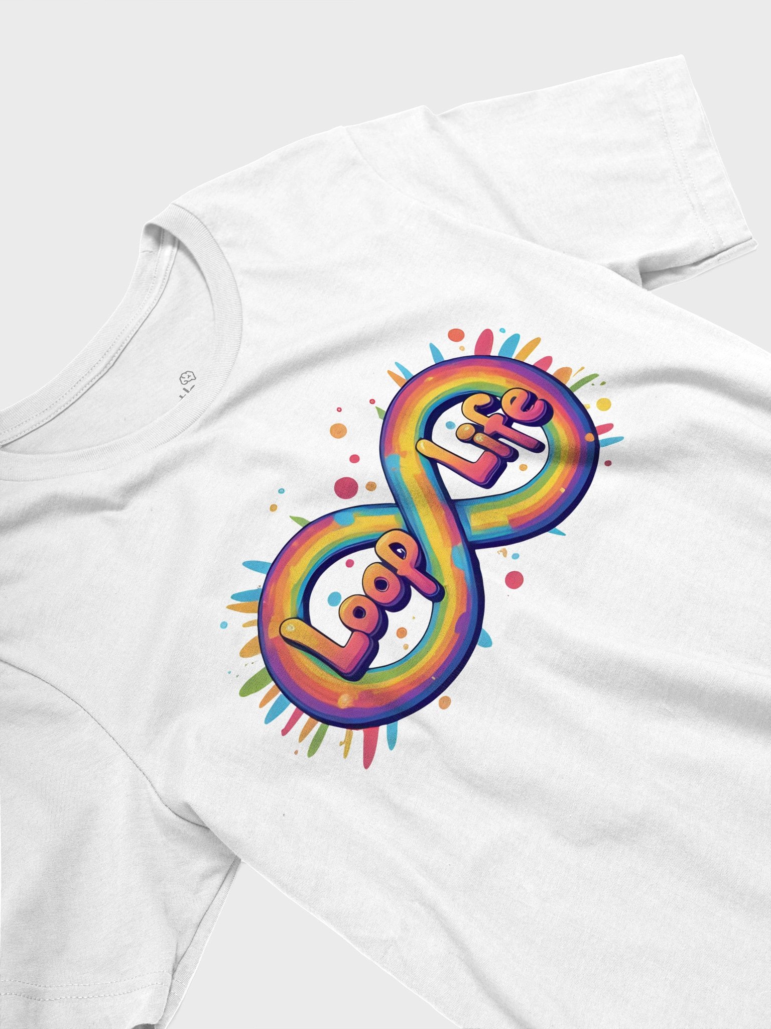 Loop Life T-Shirt | Colorful Infinity Symbol Streetwear product image (5)