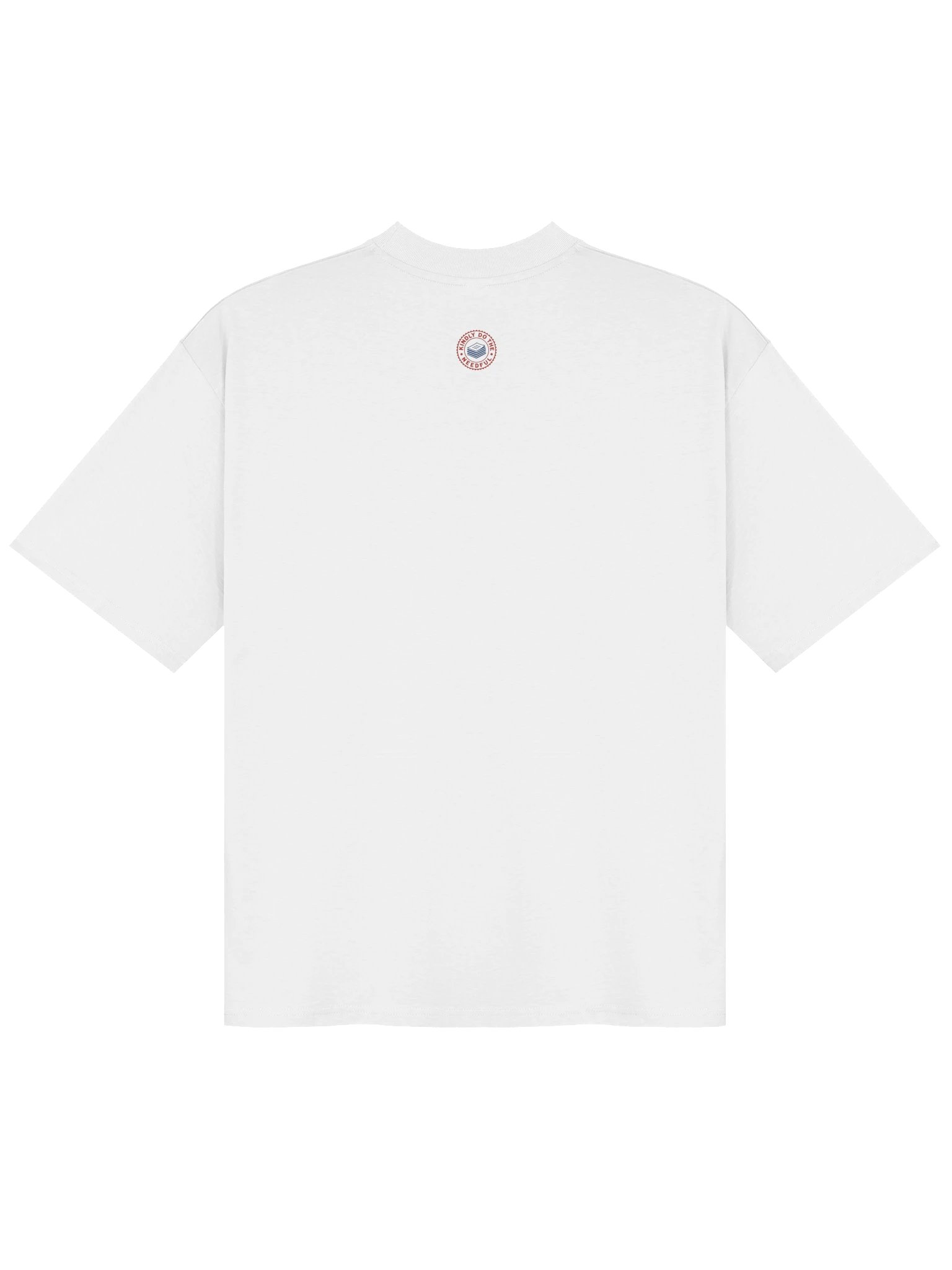 Kindly Do the Needful (Oversized Tee, Neck Print) product image (2)