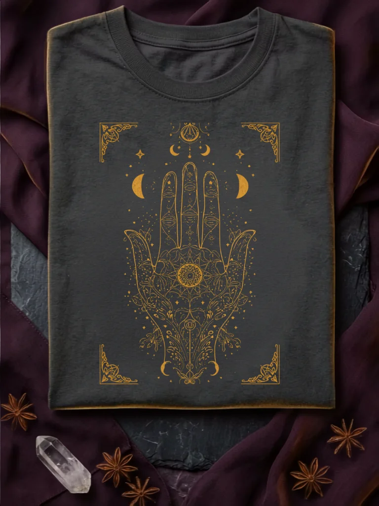 Golden Mystical Hand Tee product image (1)