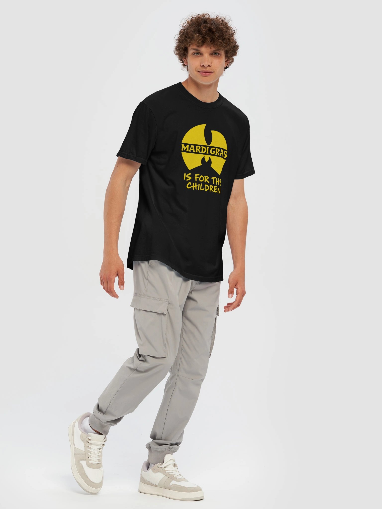 Mardi Gras Is for the Children Tee | New Orleans Hip-Hop Mashup Shirt product image (2)