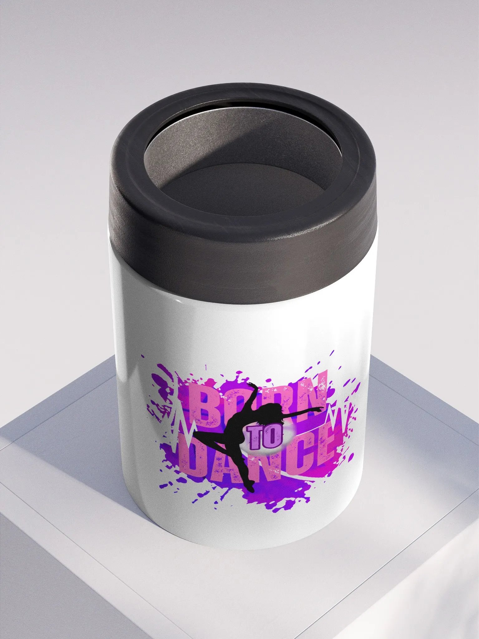 Born to Dance Splash Her Silhouette Stainless Steel Koozie product image (2)