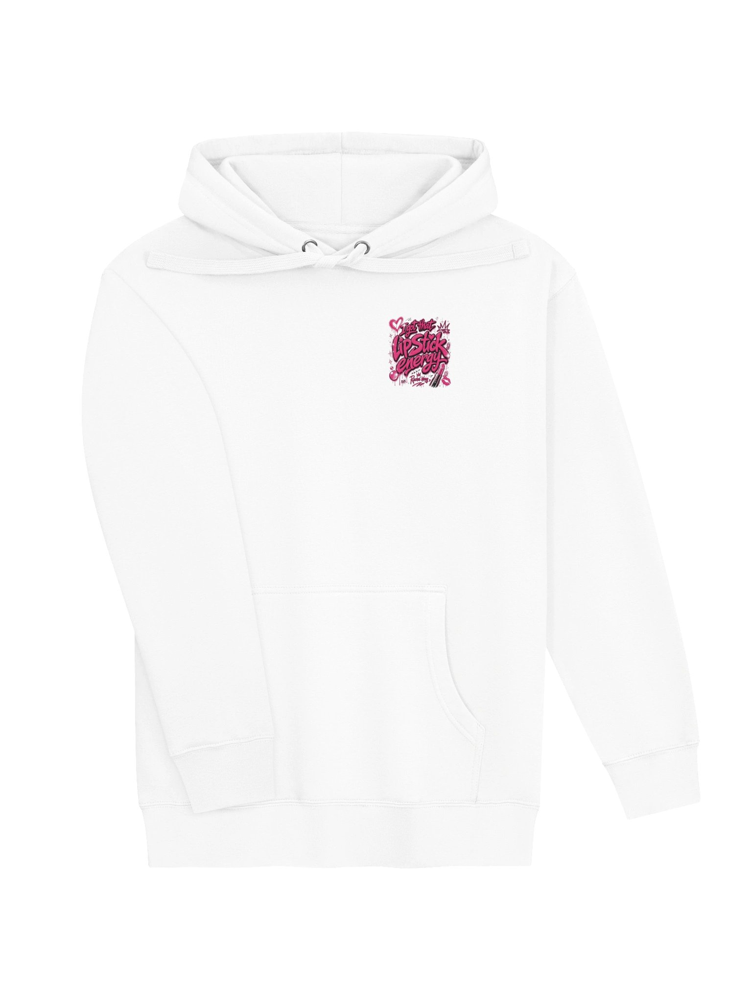 Lipstick Energy Pink Graphic Hoodie product image (3)