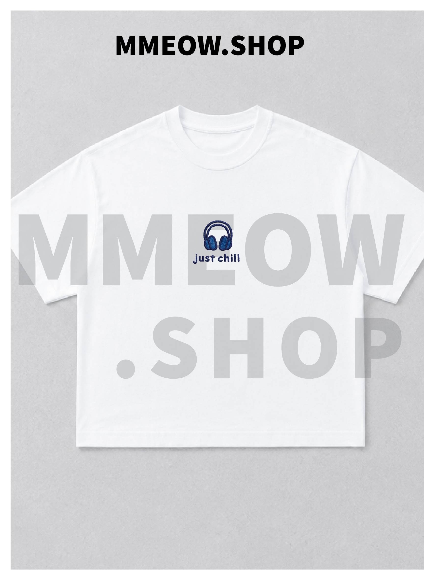 Headphones just chill BOXY T - Shirt product image (6)
