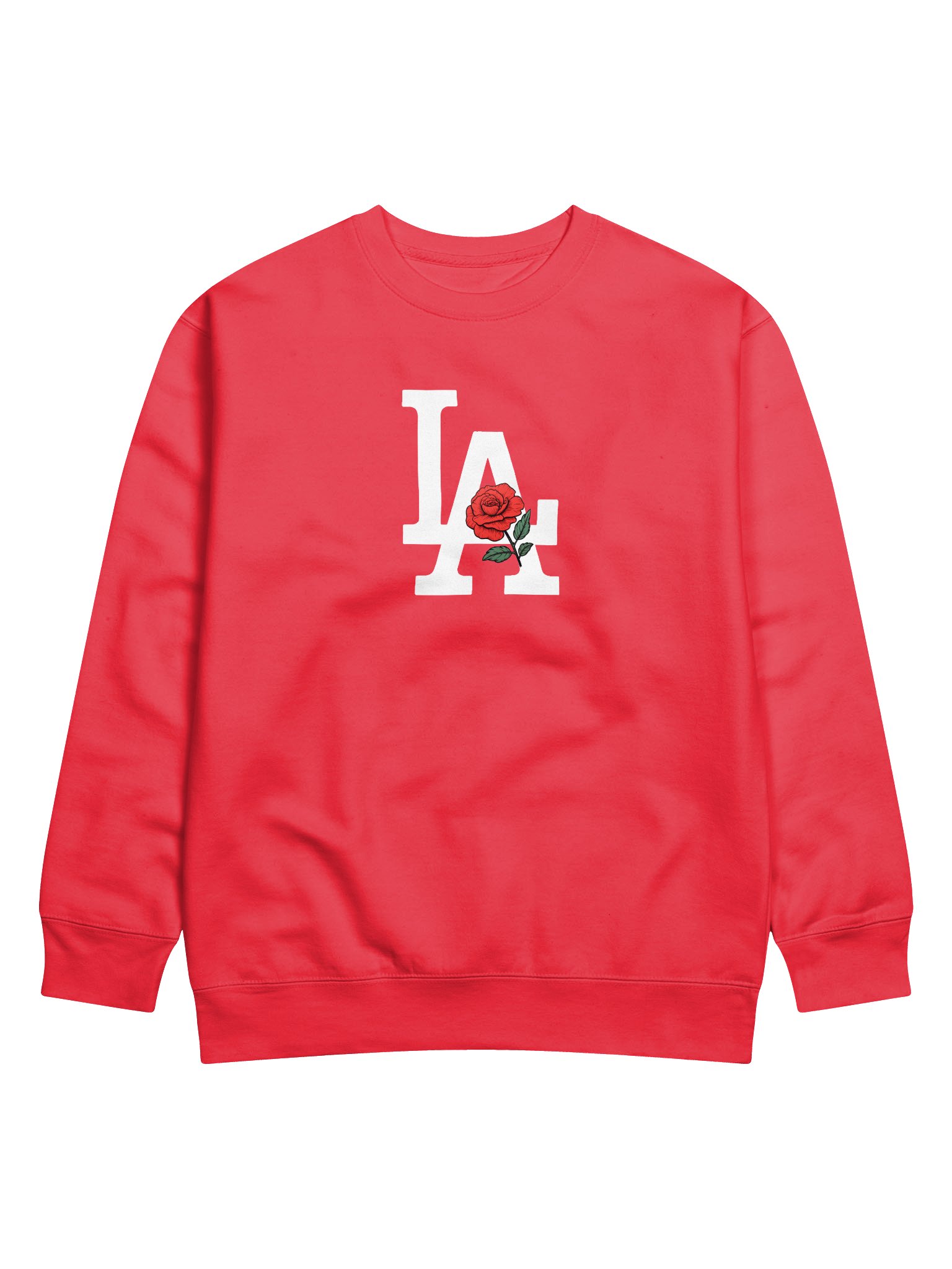 LA Red Rose Premium Crewneck Sweatshirt product image (1)